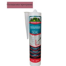 Герметик силіконовий санітарний прозорий Apen Seal 280 мл