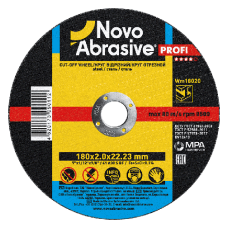 Диск по металу 180*2,0 NovoAbrasive Profi 41 14А відрізний