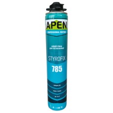 Клей-піна пістолетна для пінопласту Apen Styrofix 785 (750 мл)